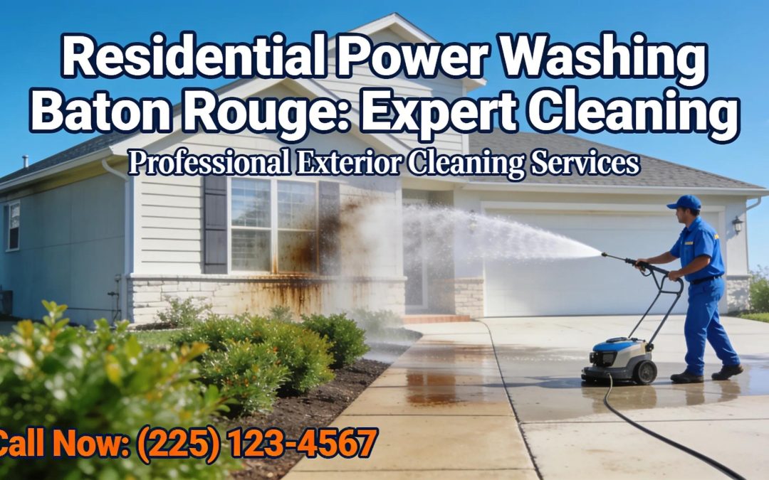Residential Power Washing Baton Rouge: Expert Cleaning