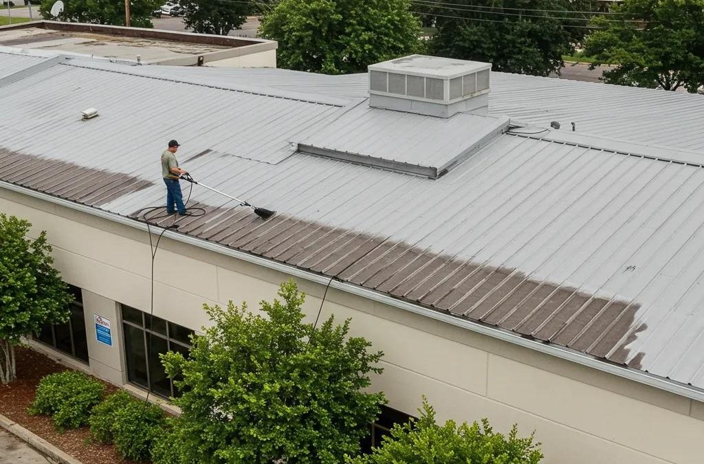 Why Choose Low Pressure Roof Cleaning in Baton Rouge for Commercial Properties